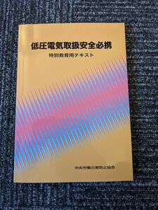 低圧電気取扱安全必携 特別教育用テキスト 中央労働災害防止協会