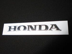 HONDA 純正 エンブレム 11x90 送料250円～ メッキ 銀 エンブレム 軟質樹脂 マーク 立体 3D シール HONDA : CB CBR NSR VFR VT PCX Dio .mjn