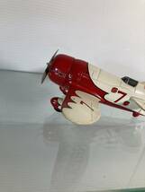 NR2101　ブリキ模型飛行機　おもちゃ　玩具　模型　置物　オブジェ　アンティーク　_画像4