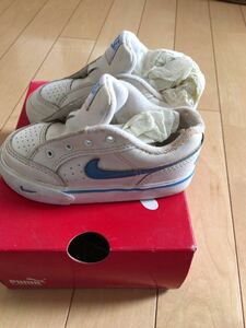  Kids Nike NIKE beautiful goods 13cm white | light blue 