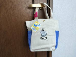 カルディ KALDI コーヒー福袋 2024 青色 トートバック (1)