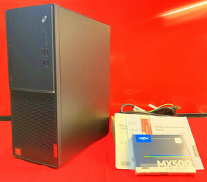 【新品】Windows11アプデ済！Lenovo V55t Mini-Tower Crucial製SSD500GBに換装済み！AMD 3000G 3.5GHz！【送料無料！】