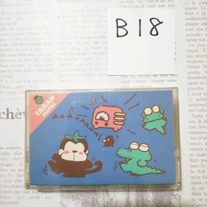 [ rare article ] cassette tape type address card Showa Retro / superior article .. cassette tape B18