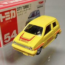 ★小田急特注 トミカ 54-5-5 ホンダ シティ ターボII　イエロー★_画像1