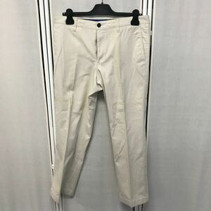 [KZ32]1000 иен старт * б/у одежда *BURBERRY LONDON/ Burberry London слаксы брюки бежевый 