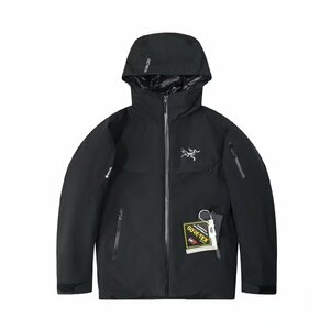 ARC'TERYX MACAI LT 2023 アークテリクス ダウンジャケット 男女兼用 撥水加工 防風 秋冬アウター フードつき ファッション コート Lサイズ