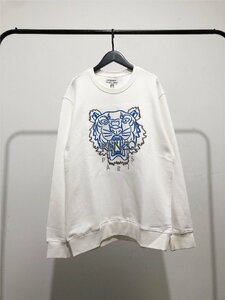 KENZO ケンゾー トレーナー スウェット 長袖 メンズ レディース 刺繍 トップス 秋冬 ファッション 黒 Mサイズ