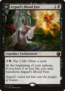 MTG ■黒/英語版■ 《アルゲールの断血/Arguel's Blood Fast》★FOIL★ From the Vault FTV