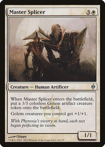 MTG ■白/英語版■《練達の接合者/Master Splicer》新たなるファイレクシア NPH