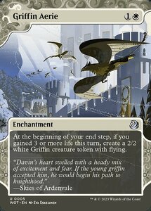 MTG ■白/英語版■ 《グリフィンの高楼/Griffin Aerie》★FOIL★ エルドレインの森 おとぎ話 WOT