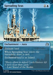 MTG ■青/英語版■ 《広がりゆく海/Spreading Seas》★FOIL★ エルドレインの森 おとぎ話 WOT