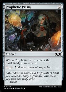 MTG ■無/英語版■ 《予言のプリズム/Prophetic Prism》★FOIL★エルドレインの森 WOE