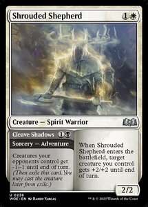 MTG ■白/英語版■ 《覆われた羊飼い/Shrouded Shepherd》★FOIL★エルドレインの森 WOE