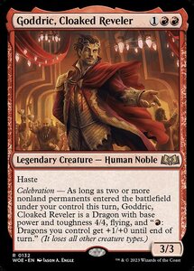 MTG ■赤/英語版■ 《擬態する歓楽者、ゴドリック/Goddric, Cloaked Reveler》エルドレインの森 WOE