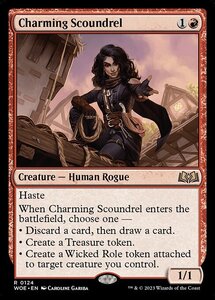 MTG ■赤/英語版■ 《魅力的な悪漢/Charming Scoundrel》エルドレインの森 WOE