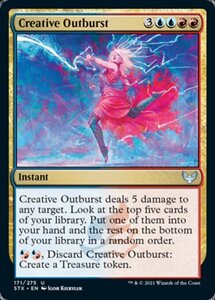 MTG ■金/英語版■ 《創造の発露/Creative Outburst》★FOIL★ストリクスヘイブン STX