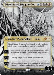 MTG ■金/英語版■ 《龍神、ニコル・ボーラス/Nicol Bolas, Dragon-God》 ★FOIL★ Secret Lair SLD