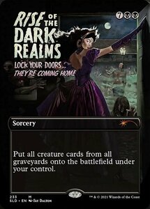 MTG ■黒/英語版■ 《闇の領域の隆盛/Rise of the Dark Realms》★FOIL★Secret Lair SLD