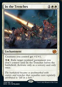 MTG ■白/英語版■ 《戦闘態勢/In the Trenches》兄弟戦争 BRO