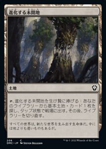 MTG ■土地/日本語版■ 《進化する未開地/Evolving Wilds》団結のドミナリア：統率者 DMC