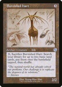 MTG ■無/英語版■ 《つややかな雄鹿/Burnished Hart》★旧枠FOIL設計図★ 兄弟戦争 BRO 兄弟戦争 BRO