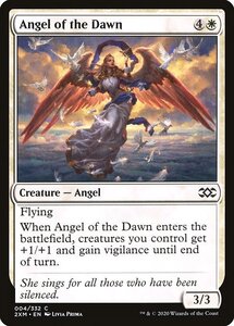 MTG ■白/英語版■ 《暁の天使/Angel of the Dawn》★FOIL★ ダブルマスターズ 2XM