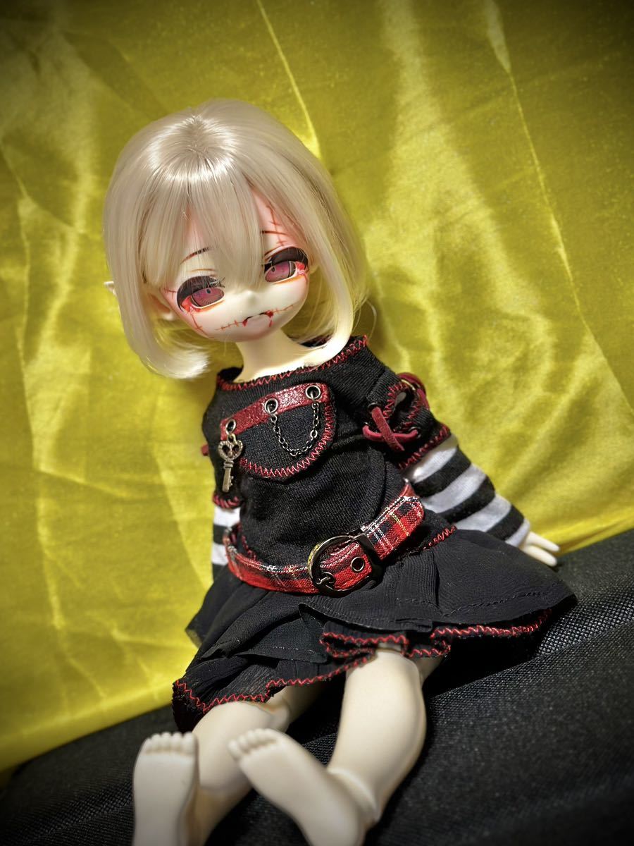 ★Yuruyurupon★ [Kienkko] Scar Makeup Sekai Line Fairy SET Benutzerdefinierter Kopf Kopf + Körper + Augen Puppe 1/6 Blind Doll b, Puppe, Charakterpuppe, individuelle Puppe, Hauptkörper