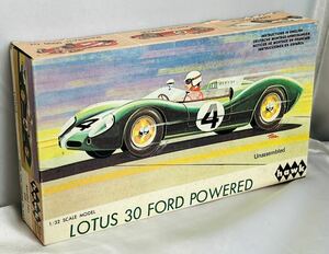 ★当時物　未使用 未組み立て hawk ホーク LOTUS 30 FORD POWERED (1/32) MOdel No.02 昭和レトロ　自動車　現状品　プラモデル　おもちゃ