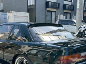 塗装済み美品！s13 シルビア　オリジン カーボンタイプ ルーフスポイラー　リアスポイラー 