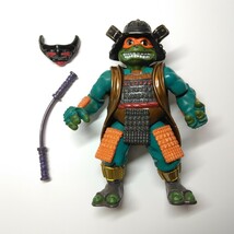 サムライ タートルズ フィギュア 4体 まとめ セット 旧 タカラ TMNT Teenage Mutant Ninja Turtles Movie 3 samurai figure Playmates_画像6