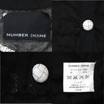 NUMBER (N)INE ナンバーナイン カーディガン BLK ニット ダメージ加工 デストロイ加工_画像8