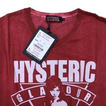 【未使用】 HYSTERIC GLAMOUR Tシャツ L コットン RED 0241CT09_画像3