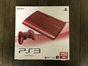 【USED】美品　PS3 プレイステーション 3 PlayStation 3 ガーネット・レッド　CECH-4000B GA 250GB 動作確認済み