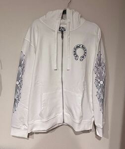 CHROME HEARTS クロムハーツ floral × Parker foodie zipup White
