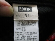 ★ＥＤＷＩＮ　冬用ジーンズ　ＥＤＧＥ　ＷＩＬＤ　ＦＩＲＥ　防風・暖パンツ　SIZE ３１　ライダーにも最適　裏地チェック柄　＜中古品＞_画像9