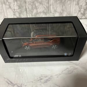 1/43　BMW　i3　ソーラー　オレンジ　ブラック　ディーラー正規品　モデルカー カラーサンプル　ミニカー