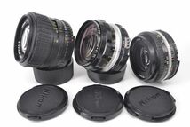 C147Y91N//Nikon ニコン 一眼レフフィルムカメラ ボディ EM FE 2台セット / レンズ多数 F3.5 28mm,F2.8 100mm,F1.8 50mm,TAMRON_画像3