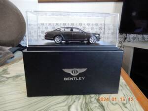 京商　ベントレー　ミュルザンヌ　スピード Bentley Mulsanne Speed １／４３サイズ　ダークブラウン メタリック　希少極美品