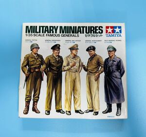 MILITARY MINIATURES 1/35 SCALE FAMOUS GENERALS ゼネラルセット バットン将軍/アイゼンハワー元帥/マッカーサー　プラモ　未組立 タミヤ