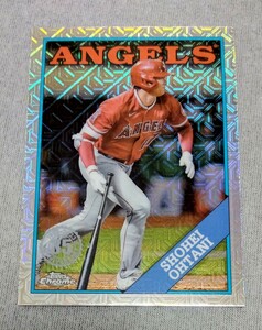 【1円スタート】MLBカード, 大谷翔平(SHOHEI OHTANI), topps Chrome, 1988-2023 35th ANNIVERSARY, silver pack, 2T88C-25