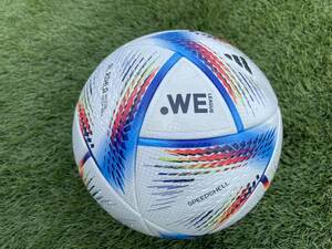 2022ＷＥリーグ公式試合球 オフィシャルマッチボール アルリフラ Al RIHLA FIFA QUALITY PRO FIFAワールドカップ カタール 実使用