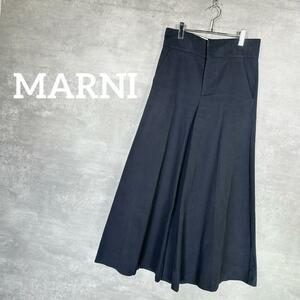 『MARNI』 マルニ (40) ワイド デニムガウチョパンツ