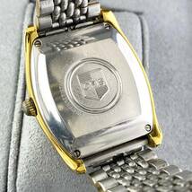 【1円〜】ORIS オリス 腕時計 メンズ AT 自動巻 7471 レギュレーター 27石 ホワイト文字盤 ゴールド トノー デイト 可動品_画像6