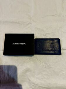 [ ultimate beautiful goods free shipping ]CoSTUME NATIONAL Costume National card-case original leather business card 