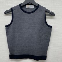 JOHN SMEDLEY クルーネックベストメリノウール MADE IN ENGLAND SIZE S ジョンスメドレー_画像1