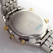 1円～ SEIKO クロノグラフ 7T42-7A40 腕時計 アラーム クォーツ ジャンク※ セイコー ◆送料600円(近畿)～◆～1/25(木)終了 質屋-9190_画像4