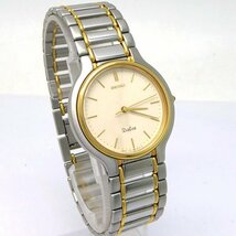 1円～ SEIKO セイコー DOLCE ドルチェ メンズ ウォッチ 7741-6050 クォーツ SS×GP ◆クリックポストor佐川◆ ～2/7(水)終了 質屋-9285_画像2