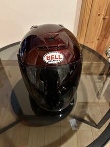 BELL ジェットヘルメット　ワインレッド　スモークシールド　サイズXL（61-62cm）