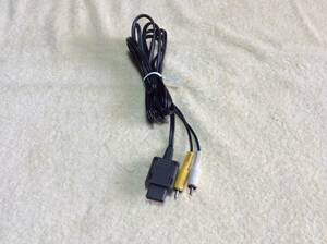 [ click post ] nintendo monaural AV cable NINTENDO64* Game Cube for [ used ]