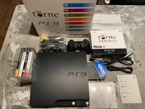 PlayStation 3 (250GB) 地デジレコーダー (torne トルネ同梱) パック (CEJH-10010) ＋PS3ソフト4本付き